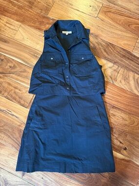 Banana Republic-heritage collection Sleeveless Black Shirt Dress, sz8, VGUC